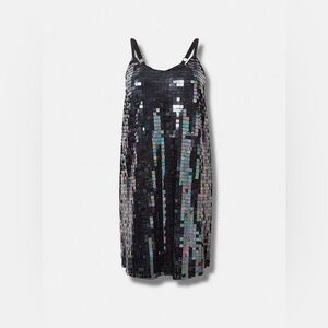 Torrid Mini Payette Sequin Tank Dress